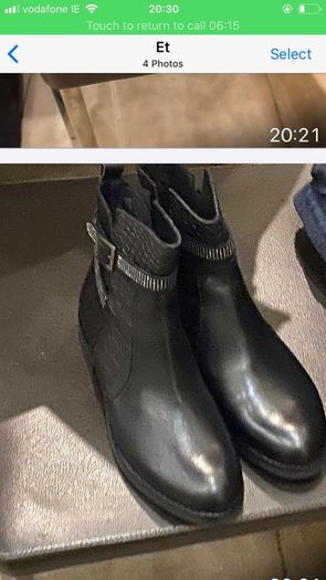 Cressy leather ankle boots size 5