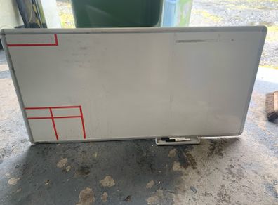 4ft x 2ft Whiteboard