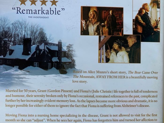 Away From Her [2006] Julie Christie, Gordon Pinsent. Olympia Dukakis, Michael Murphy, Wendy Crewson, Alberta Watson & Kristen Thomson [Movie DVD]