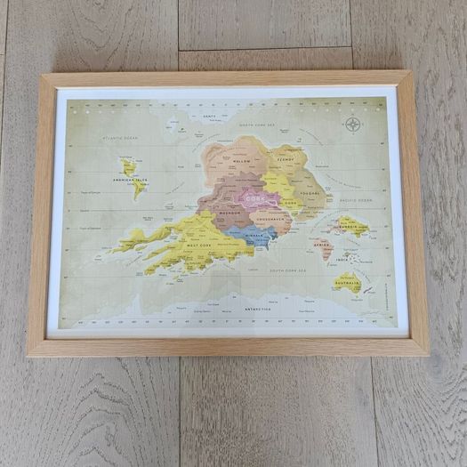 Framed print by JOG "The world according to Cork" by Jason O'Gorman