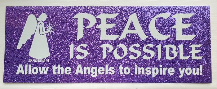Angel stickers bumper stickers 7x20cm