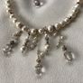 Brand New Sterling Silver and Freshwater Pearl Necklace and matching Earrings Image 2