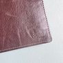 Vogue Italy leather passport case brown Image 2