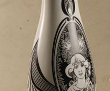 Rare signed beautiful Jurcsak vase