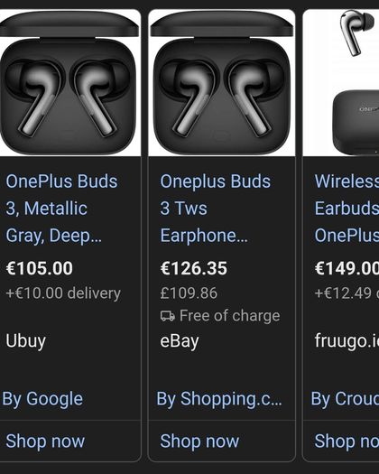 OnePlus Buds 3 Premium Wireless Earbuds | ANC, 3D Audio, Long Battery (Used twice)