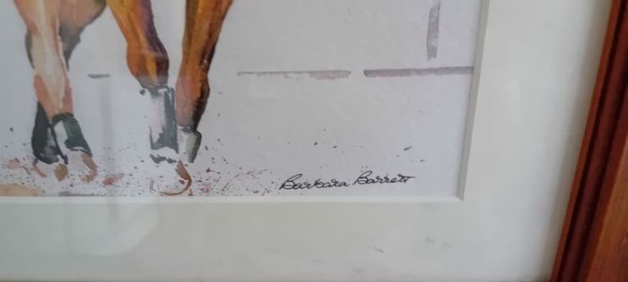 Original Barbara Barrett Watercolour Painting