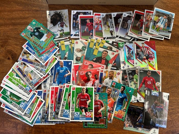 Topps Panini 4Kg / 1600+ football Cards Lot Bulk Bundle all different