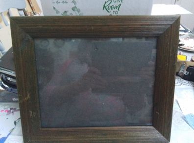 Glazed Wooden Picture Frame