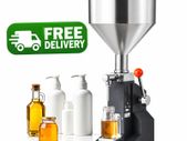 Manual Paste & Liquid Filling Machine 5 to 100ml 11.5L Stainless Steel Bottle Filler