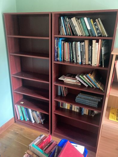 Bookcases x 2 - Bookshelves.