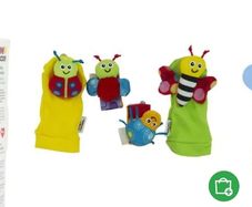 Lamaze foot and wrist rattle sensory