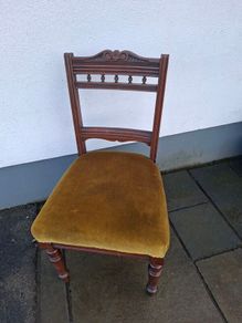 4 no. antique dining chairs