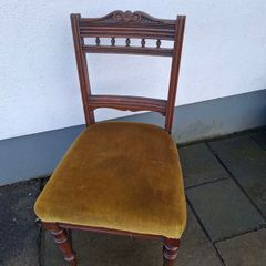 4 no. antique dining chairs