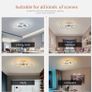 Brand New Modern Ceiling Light 58W Dimmable Flush Mount LED Ceiling Light 4 Rings Image 7