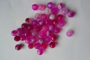 Pink beads, Gemstone beads, Jewellery making supplies, Craft supplies