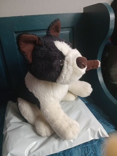 Rare vintage Russ boston terrier stuffed toy