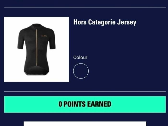 le col hors categorie black/gold kit