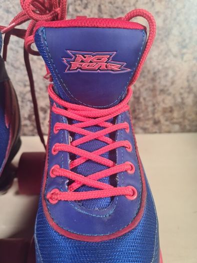 Kids NO FEAR roller skates boot skates SIZE UK 1 EU 33