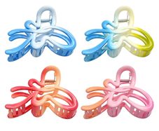 Brand New 4 Pieces Butterfly Hair Clips,