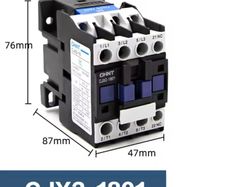 CJX2-1810 LC1 AC Contactor 18A 3 Phase 3-Pole NO Coil Voltage 380V 220V 110V 36V 24V Din Rail Mounted 3P+1NO Normal Open