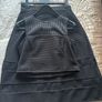 Warehouse Womens Black Midi Skirt and Crop Top Set- Size 12 Image 4