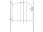 Garden Gate Steel 1x1.75 m White