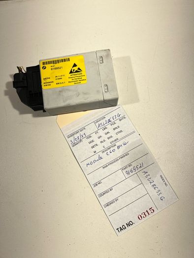 BMW 5 Series E60 E61 LCI control unit control center  console 9169521 A3l2b633g