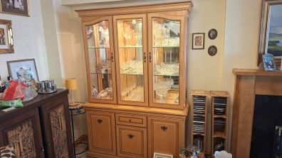 Dining room display cabinet