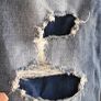 HOLLISTER ripped high waisted jeans Sz W26  (Fit 8-10UK) - Rrp 49.95 Image 3