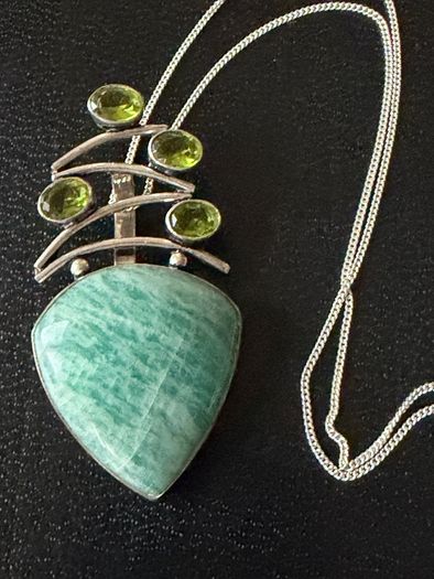 silver necklace