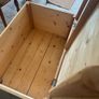 Large wooden blanket toy box Image 3