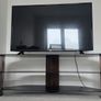 AVF Varano 130cm Walnut & Black Glass TV Stand - Up to 65" Image 4