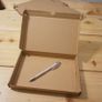 Lot of 10 Letter Box Size Cardboard Box eco-friendly excellent for shipping and posting all brown art crafts phones SIZE M Image 2