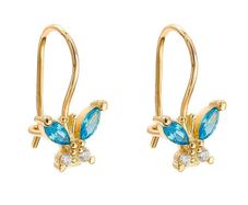gold earrings
