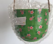 Hanging plant basket.