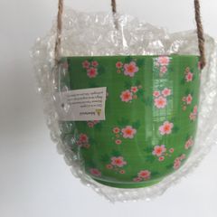 Hanging plant basket.