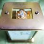 Antique C.D. Peacock. Chicago Gilt Metal Carriage Clock (works perfectly) Image 4