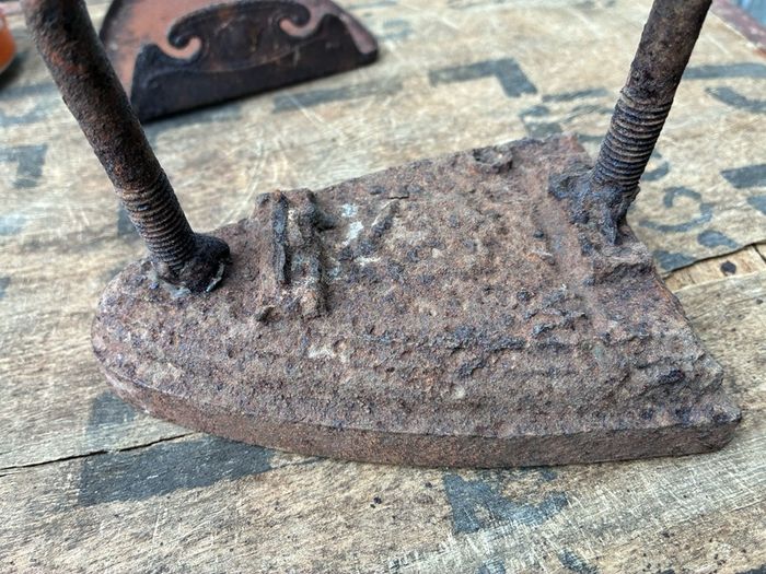 Old iron with cover