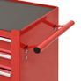Tool Trolley with 4 Drawers Steel Red Image 5