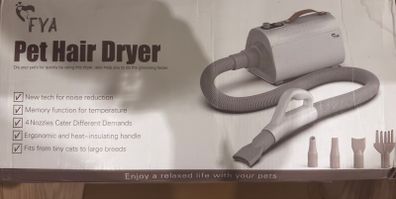 Pet hair dryer
