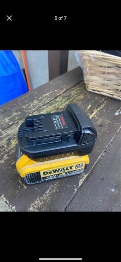 Balbriggan Milwaukee 18v Battery Adapter, Convert Dewalt 20V Battery to Milwaukee 18V