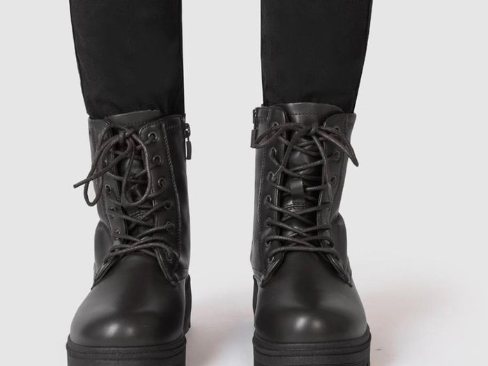 Black Biker Boots