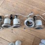 Job Lot: 6 Brushed Recessed Downlights, GU10 Bulbs & Pendant Kits Image 2