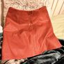 Blush Pink Faux Leather Mini Skirt Primark Size UK 8 / EUR 36 Image 7