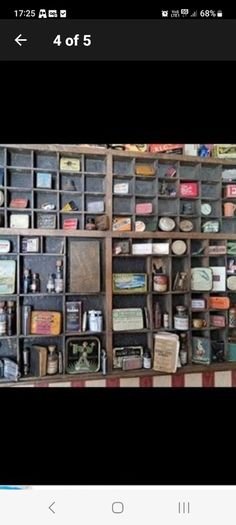 Vintage Wooden Printers Tray