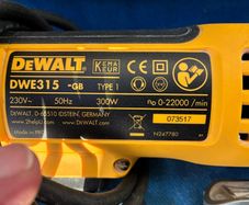 DeWalt corded multi tool DWE315