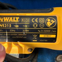 DeWalt corded multi tool DWE315