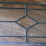 Antique Stunning  Leaded Stained Glass Window Art 39" x 9,5" Image 9