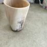 Vintage Handmade Horn Beaker. Image 3