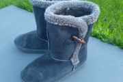 Grey boots girls size 1UK